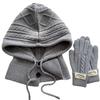 New Winter Hat for Women Korean Fashion Autumn and Winter Red Knitted Hat Fashionable and Versatile Warm Head Wool Hat Ear Protection