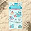 Cute Cartoon Kitten Printed Microfiber Beach Towel Quick Dry Soft Bath Towel For Kids Seaside Swimming