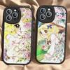 Manga Candy Phone Case For IPhone 16 15 14 13 12 11 Pro Max Plus Leather Soft Cover