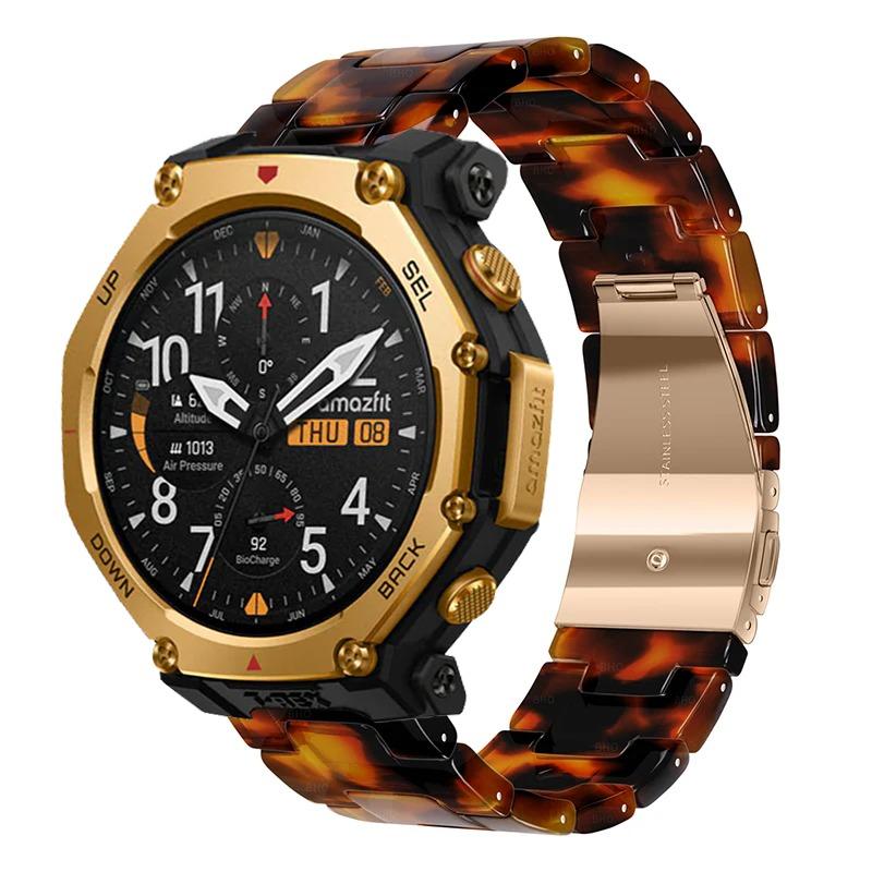 Cinturino in Resina Per Amazfit T-Rex3 Pro 48/44mm Traspirante Moda Durevole Braccialetto Per Amazfit Bip 6-5/Balance 2-1/Active 2-2 Quadrato
