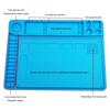 Silikon Lötpad Schreibtischplattformmatte für Lötstation Lötkolben Telefon PC Reparatur Magnetisch Hitzebeständig
