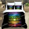 3D Chakra Bedding Set Printed single Comforter Quilt Bed Cover Duvet Cover Pillow Case 3 Pieces Sets Kids Adult Size Linen Sheet