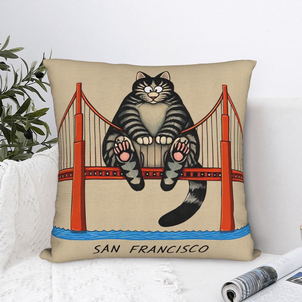 Ryan Gosling B Kliban Cat San Francisco Pillowcases Project Hail Mary Pillow Case For Wedding Party Home Decor Square Pillow