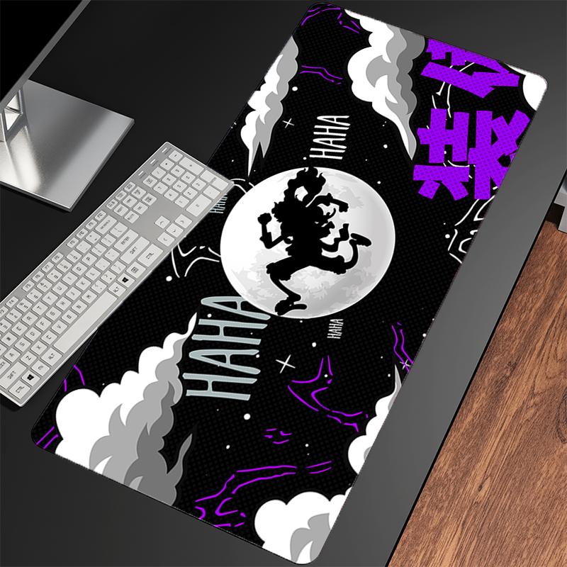 Mouse Pad Anime Professional Gaming Accessories Rubber Computer Keyboard Desk Mat Oone Ppiece Luffy Lock Edge Gamer Mousepads