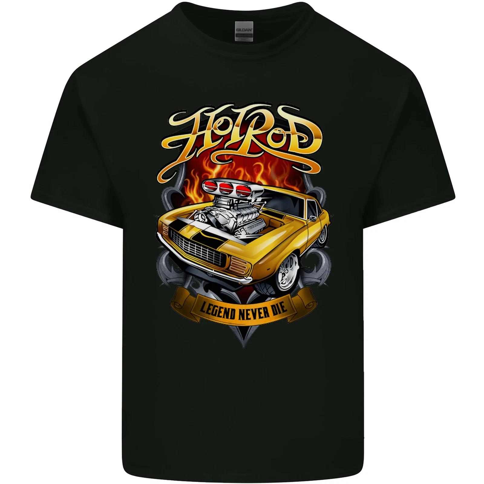 Hotrod Legend Hot Rod Dragster Car Kids T-Shirt Childrens 3XL