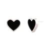 [925 Silver Needle/Celebrity Worn] Mini Black Earrings (Headquarters Repair Available)_Njhcer14