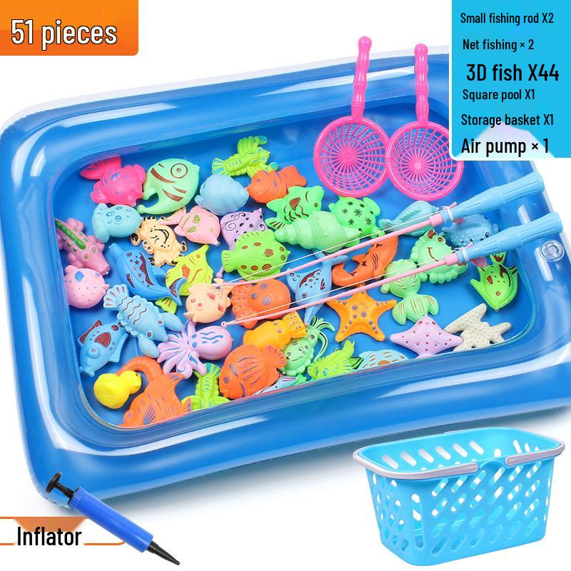 Children's Magnetic Fishing Toy Set – Summer Educational Role-Playing Game for Kids