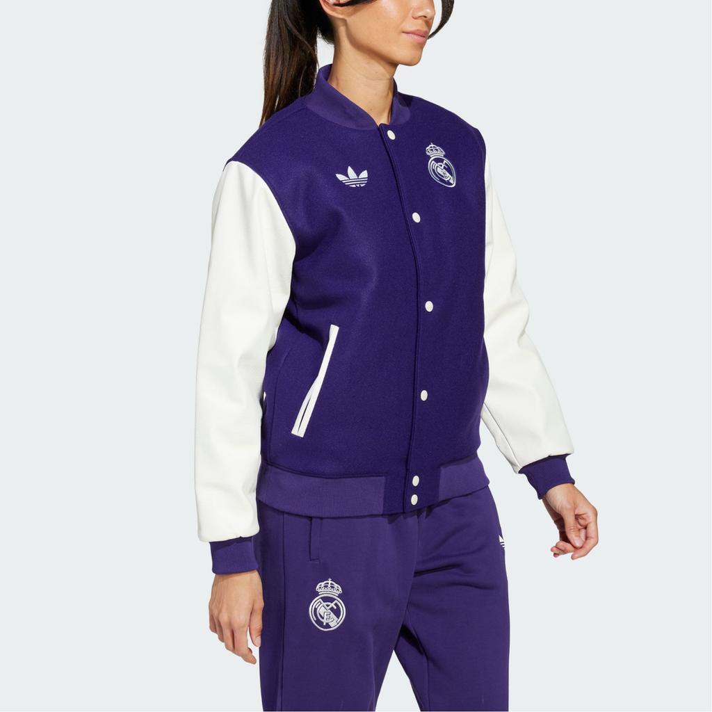 Adidas Originals FW24 Real CNY Jacket Series Comfortable Casual Versatile Long Sleeve Jacket Men Jackets Purple JF2587