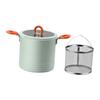 Deep Fryer Pot Cookware with Strainer 3L Multipurpose Frying Kitchen Pan for Cooking