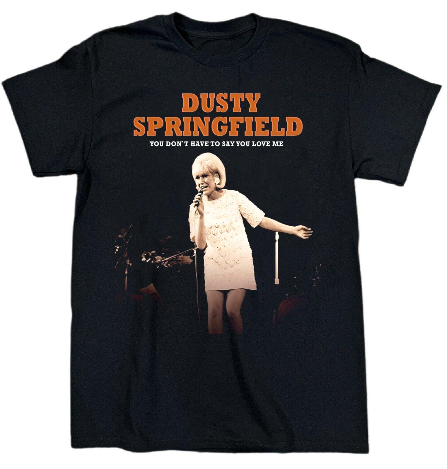 Vtg Dusty Springfield Live In Concert Cotton Full Size Unisex Tee Shirt MM1341 S