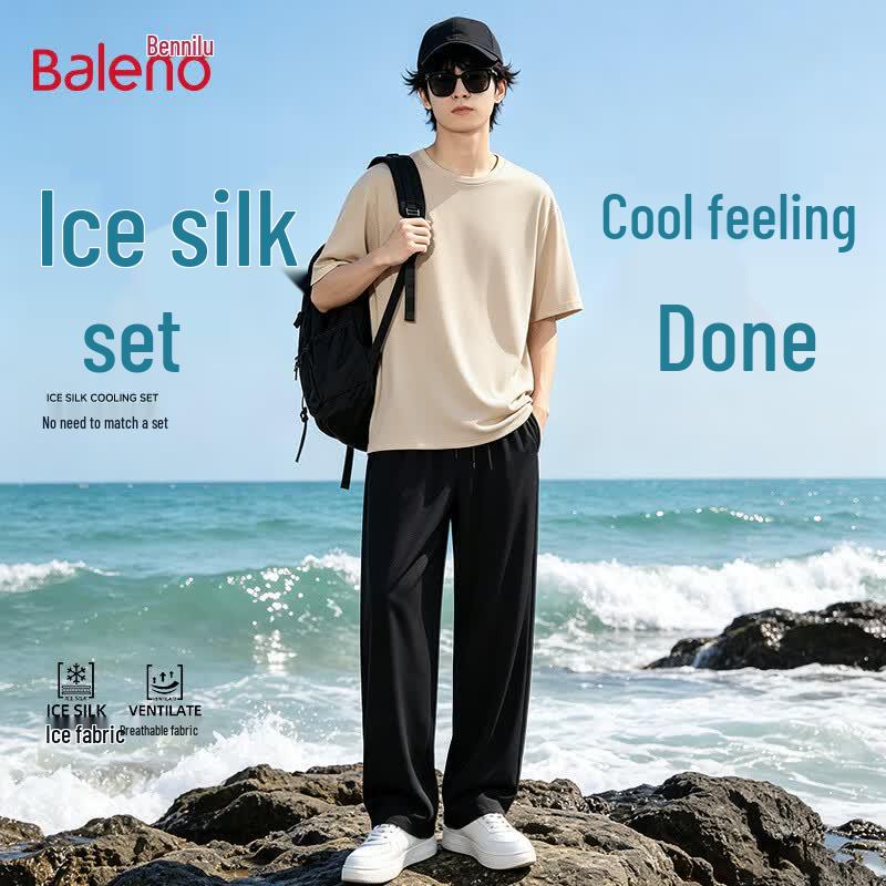 Baleno Men s Ice Silk Mesh Casual Sports Set XL