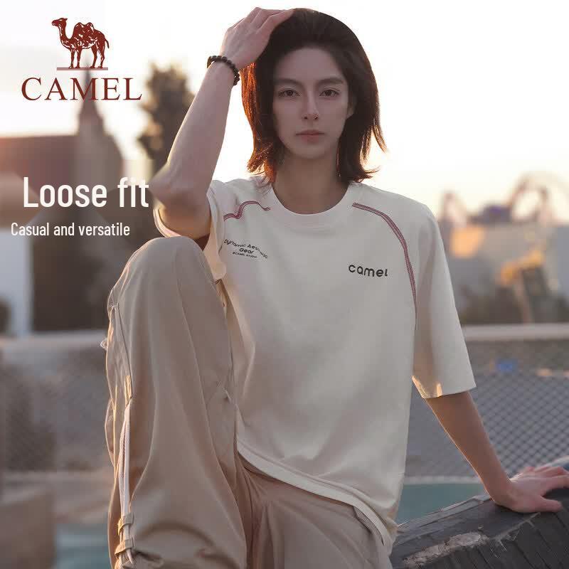 CAMEL Men s Crew Neck Performance Short Sleeve T-Shirt C16BAY6056 S