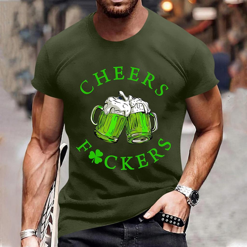 Modisches Herren-T-Shirt, lässige Straßenkleidung mit kurzen Ärmeln