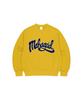 MAHAGRID Curved Logo Sweatshirt Mustard(Mg2Dsmm440A)
