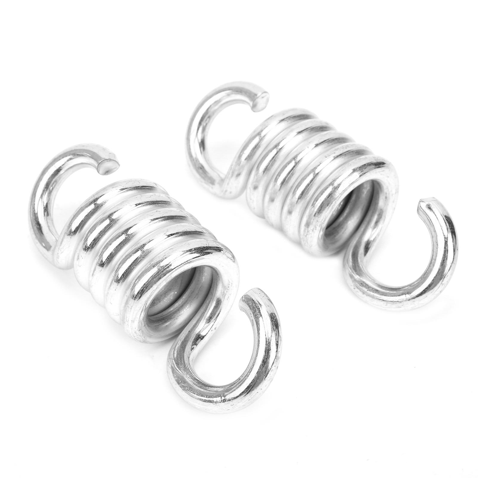

2Pcs 8mm Hanging Porch Swing Spring Heavy Duty Hammock Chair Swing Dual Swivel Hooks
