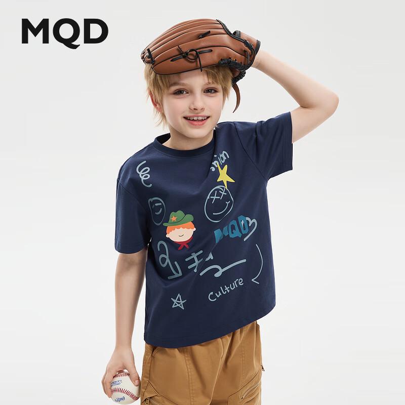 MQD Boys  Cartoon Short Sleeve T-Shirt 160cm