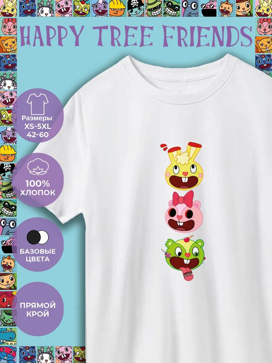 Happy Tree Friends Printed T-shirt M