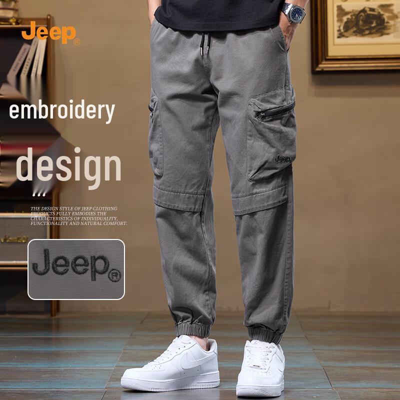 

JEEP Men s Multi-Pocket American Style Jogger Casual Pants 3XL