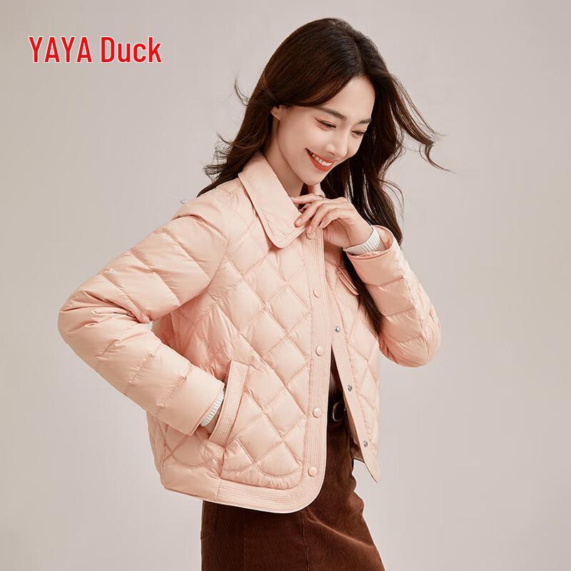 YAYA Women s 2024 Short Stand-Collar Down Jacket YE4B601465L XL