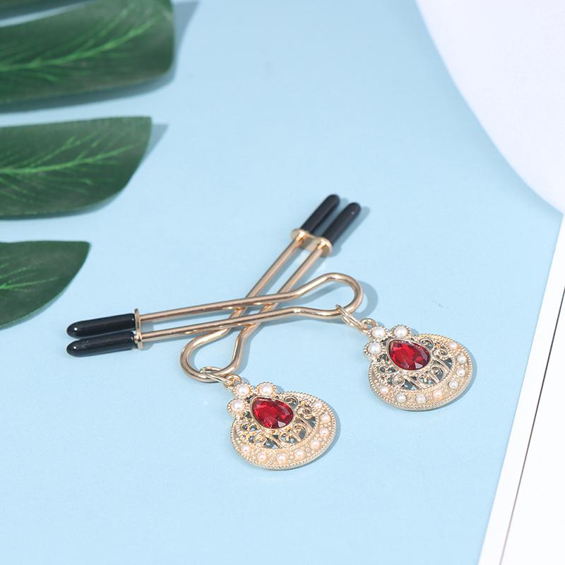 1 Pereche Metal Clipse pentru Sâni și Mameloane Clips pentru Clitoris Feminin Bijuterii Body Piercing Sex