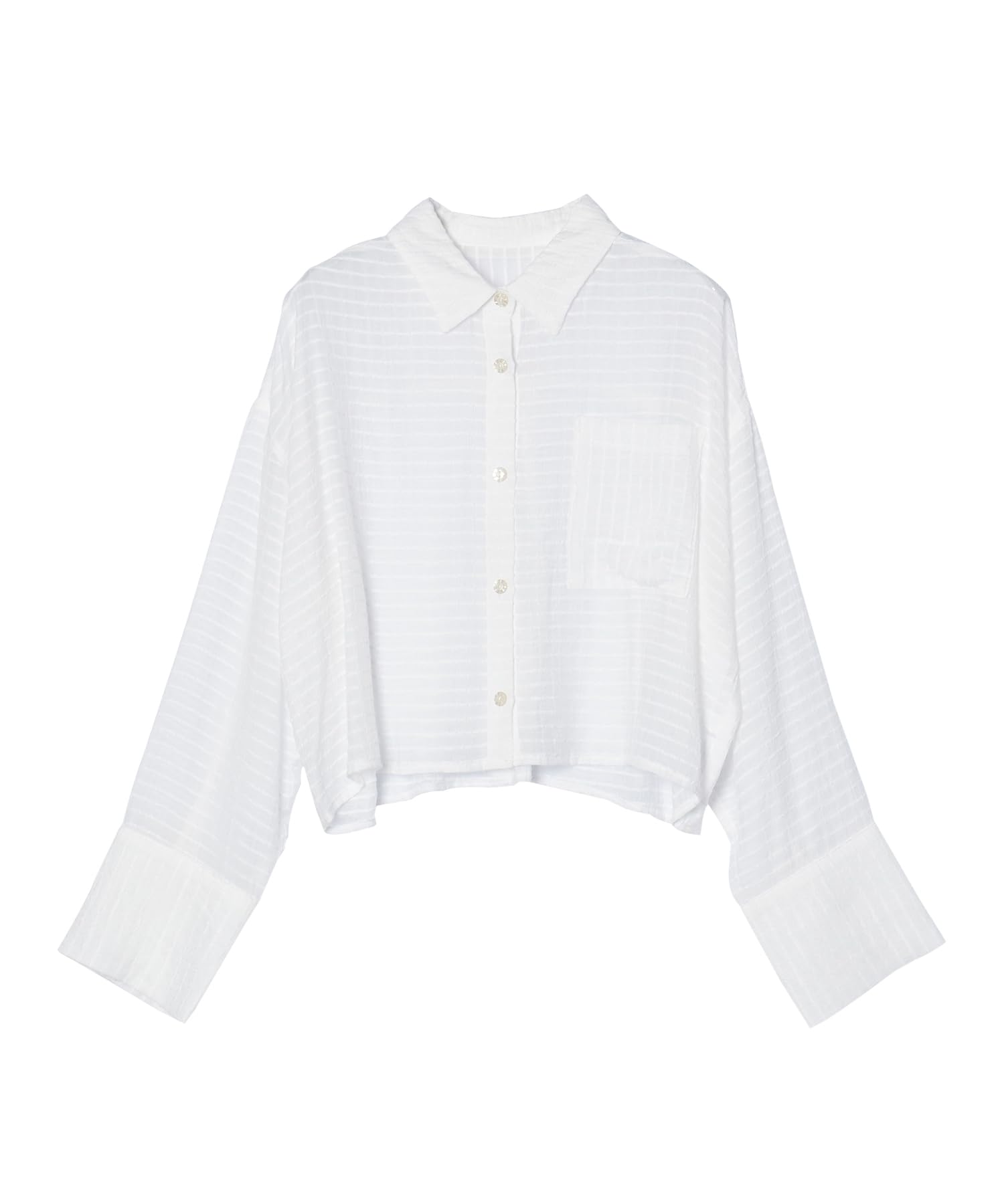 

Bis Sheer Dobby Short Shirosub Women s Shirt, (11)