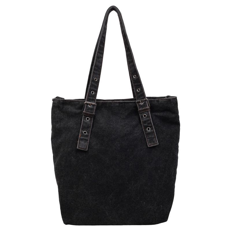 Japanische Retro-Denim-Crossbody-Tasche für Damen – Lässige künstlerische Umhängetasche für Studenten