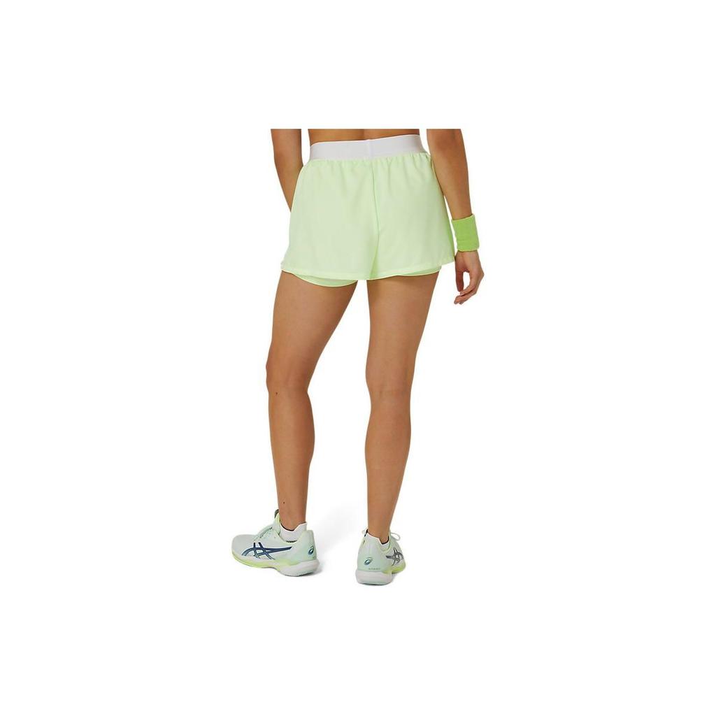 Asics Match Logo Casual Shorts Women Shorts Light-Yellow 2042A294-750