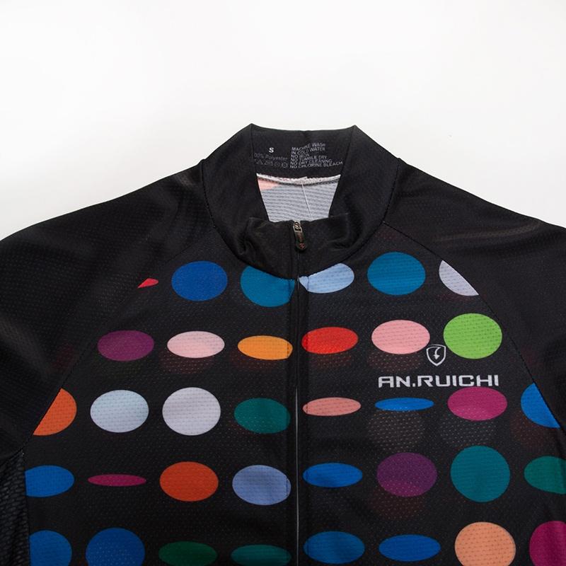 Summer Short Riding Bicycle Cycling Clothing Set Polka Dot Men/Women Sport Jerseys Suits