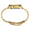SEIKO Seiko5 100 meters waterproof Automatic gold-plated Steel Strap 46mm men's watch black dial SRPK18
