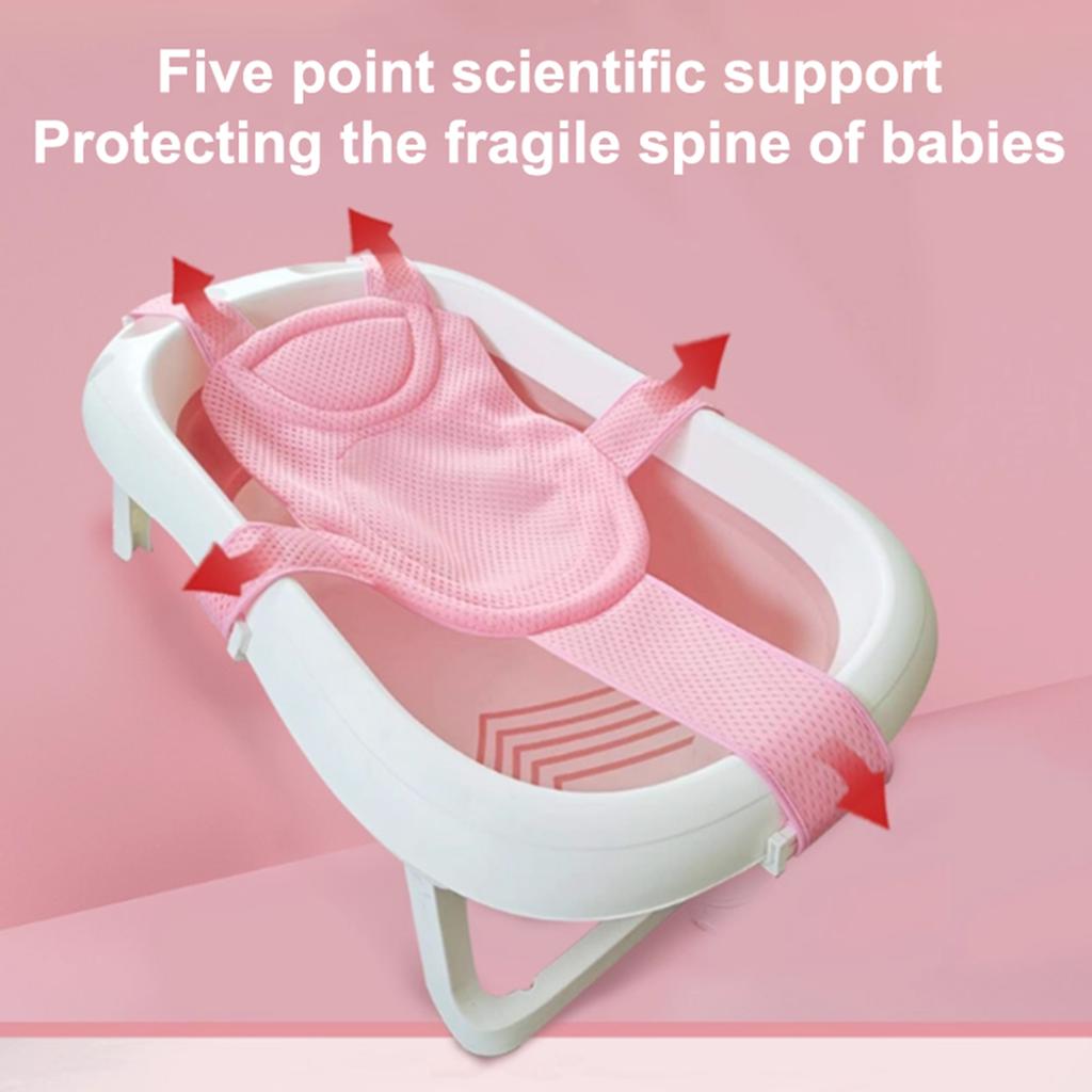 Rete di Supporto per Bagnetto Neonato Rete per Bagnetto Neonato Regolabile Antiscivolo Rete per Vasca da Bagno Doccia