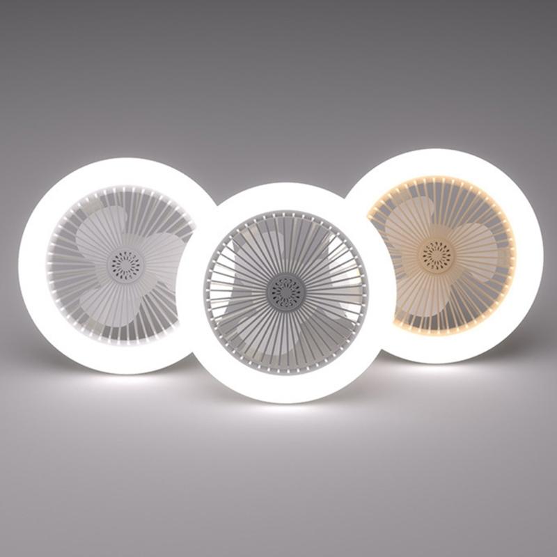 30W LED Ceiling Fan Light E27 Multifunction Three Working Modes Ventilator Lamp with Aromatherapy Tablets