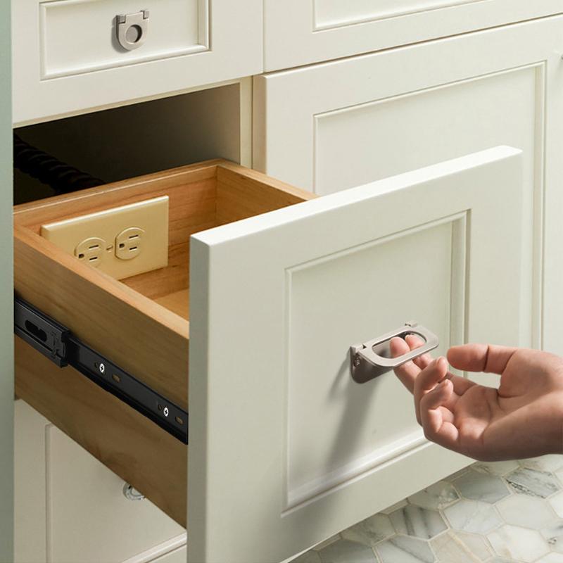 2ks Kovové pojezdy zásuvek 8–22" Šířka kolejnice 45 mm Třídílná lišta Posuvné kování pro nábytek