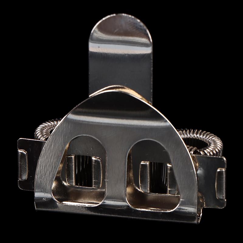 1Pc Portable Metal Pen Holder Hot Style Hand Account Fixed Spring Pen Holder