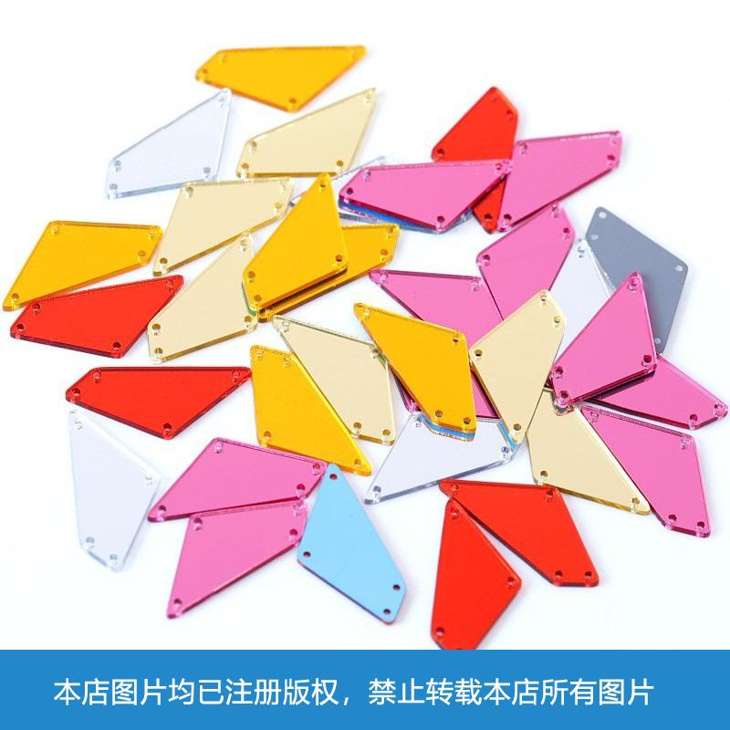 Acrylic Hand Seam Drill, Flat Bottom Special-Shaped Mirror Diy Clothing Decoration Jewelry Mirror Accessories Seam Drill