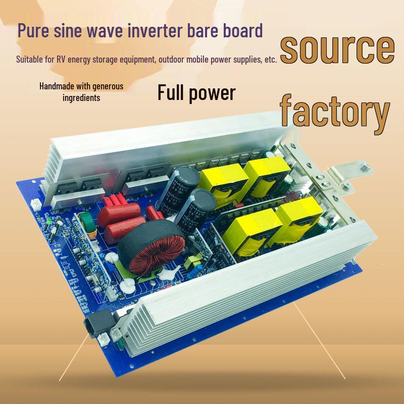 Portable Pure Sine Wave Inverter with Lithium Battery, 12V/24V/48V to 220V