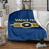 Vault-Tec Flannel Blanket Soft All-Season Throw, Design for Camping, Car Travel, Hiking Sofa, Bed, Office Perfect Gift for Parties