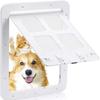 Pet Dog Home Screen Door Lockable Sliding Cat Screen Door Magnetic Self-Closing Screen Dog Fence Locking Function Gate Pet Door