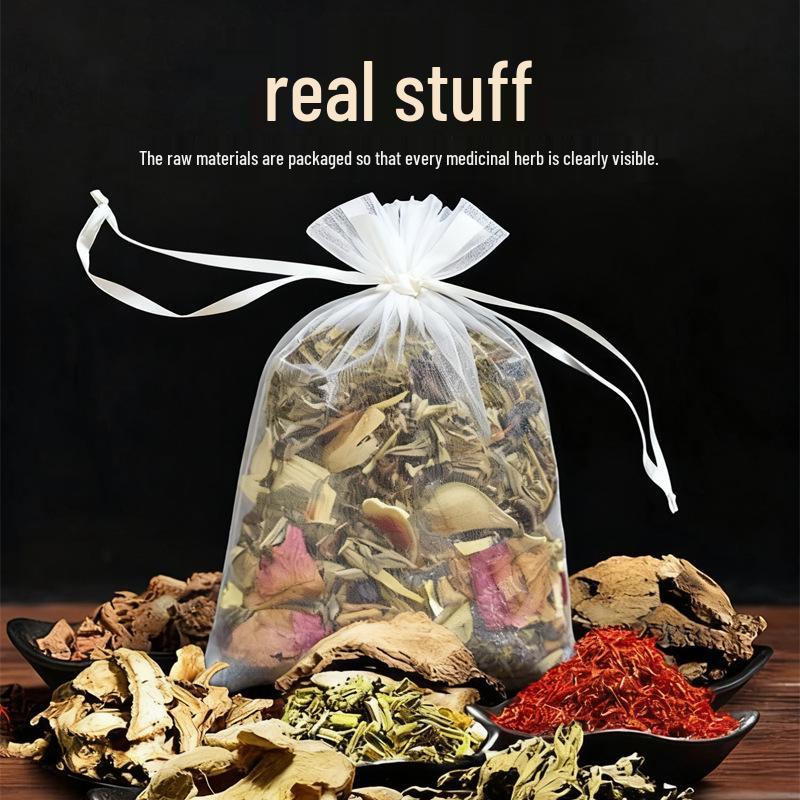 Mugwort Foot Soak Pack for Winter Home Use - Relaxing Foot Bath Care with Natural Leaf Extracts