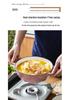 Little Happiness 23cm Non-stick Enamel Embossed Soup & Stew Pot, Induction Compatible