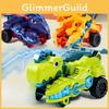 Dinosaur Toy Car With Inertia Collision Transforming For Kids Playroom