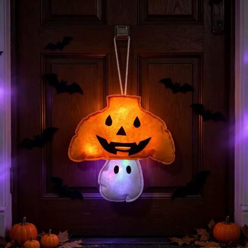 Halloween Pumpkin Lanterns, Ghost Festival Party, Lotus Lantern Decoration Supplies, Party Scene Atmosphere Setting, Hanging Ornaments