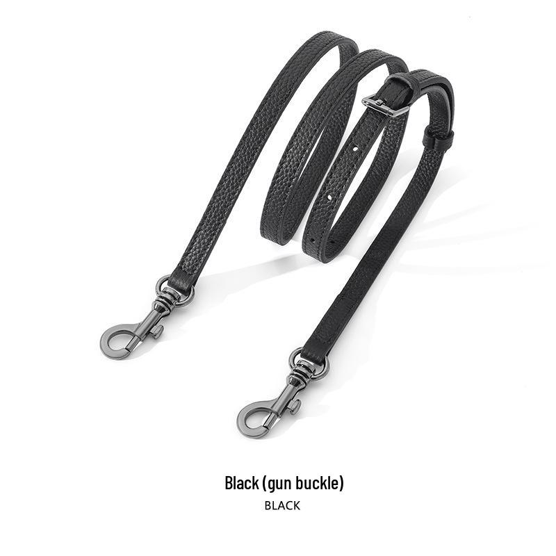 Mahuangshi Echtes Leder Litschi-Muster Taschenriemen A-74 - Dünner, langer Schulterriemen aus Rindsleder für Umhängetaschen, Einzelkauf.