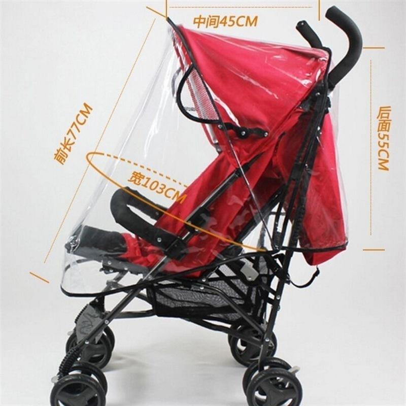 Waterproof EVA Raincover for Stroller Pram Cart Dust Rain Cover Raincoat for Baby Stroller
