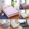 Bed Sheet Fitted Cover Without Pillowcase Floral Printed Single Double Size King