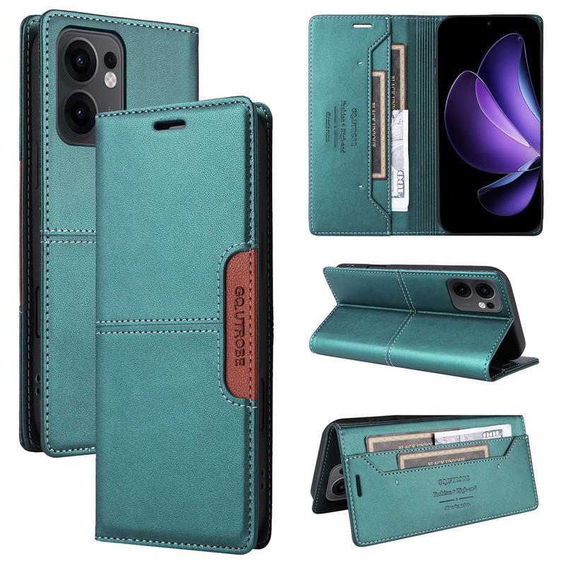 Magnetic Wallet Anti-theft Leather Case For OPPO Reno14 F Reno 14 14F 13F 13 FS 12 F Reno13 Pro 5G Holder Phone Book Flip Cover