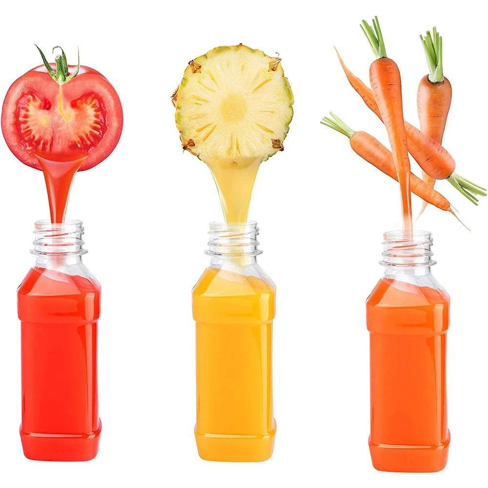 5Pcs 100ml Plastic Empty Bottles Multi-Function Milk Bottles New Portable Beverage Bottles