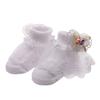 Baby Girl Cute Socks Cotton Lace Bow Floral Print Socks Princess Party Toddler Children Socks