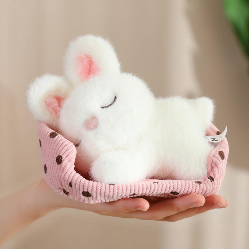 Cute Cartoon Dog, Cat, Fox, Bear,  Rabbit And Pig Plush Toy  Cat Doll Sleeping Animals Toys For Girl Funny Christmas Present