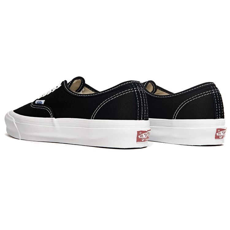 Vans OG Authentic LX Black Unisex Sneakers True-White VN0A4BV91WX