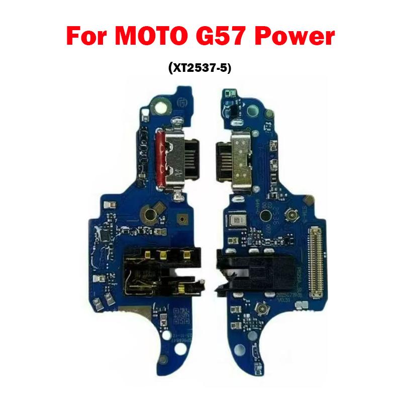 

For Motorola MOTO G57 Power XT2537-5 USB Charging Board Dock Port Connector Microphone Flex Cable Repair Parts G57 Power
